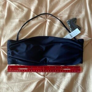 J Crew Ruched Bandeau in Navy size Small